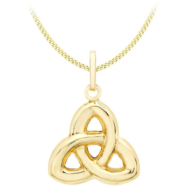Be You Women's Gold 9Ct Celtic Knot Necklace