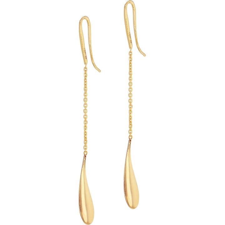 Be You Women's Gold 9Ct Teardrop Drop Earrings, Sports Direct