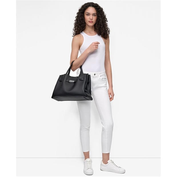 Black/Silver - DKNY - Women's Tote Bag