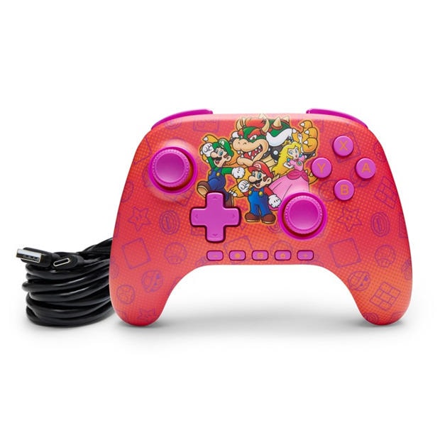 Mushroom - PowerA - Advantage Wireless Controller for Nintendo Switch 2 - Mario and Friends