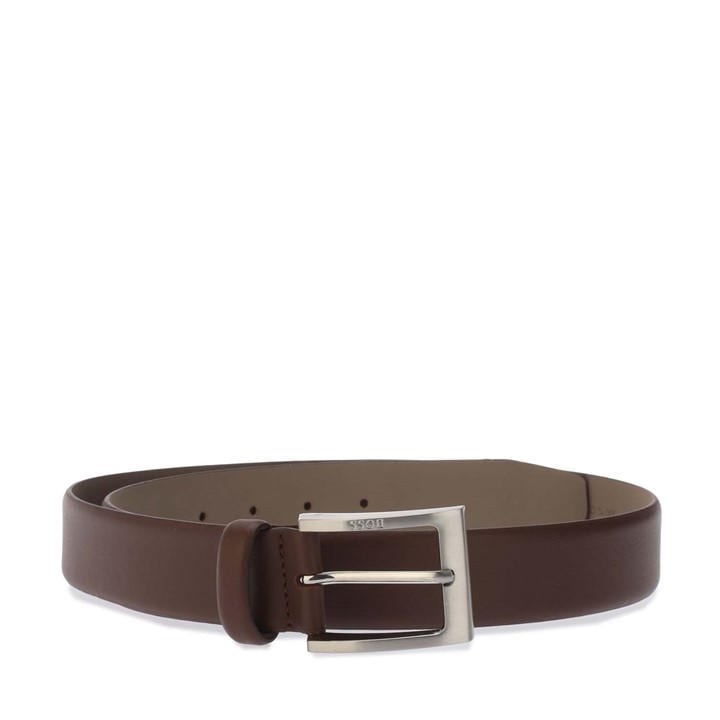 Boss Men's Brown Barnabie Leather Belt in Size 2XL, Sports Direct