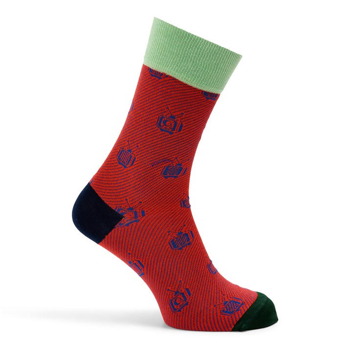 Happy Socks  Red Pop in Size 12+, Sports Direct