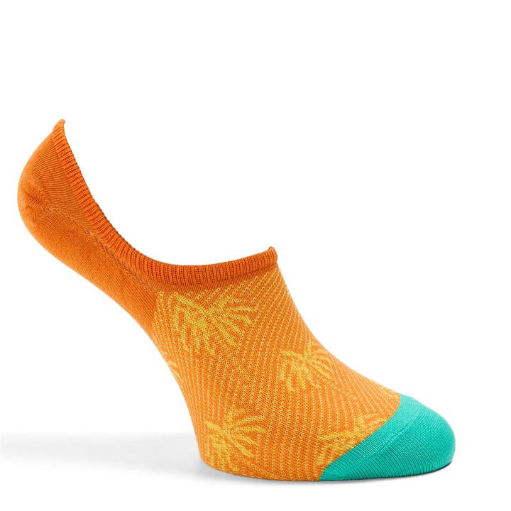 Happy Socks  Orange Dressed Palm Pop in Size 12+, Sports Direct