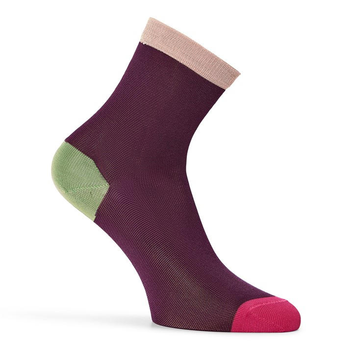 Happy Socks  Pink Grace Ankle Pop in Size 4 -8, Sports Direct