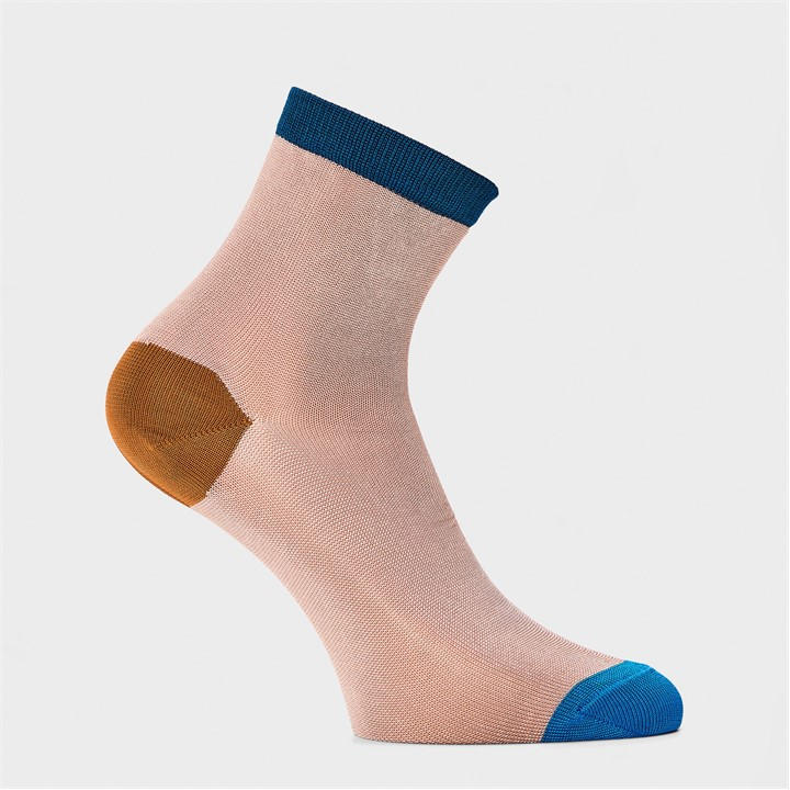 Happy Socks  Orange Grace Ankle Pop in Size 6 - 12 Months, Sports Direct