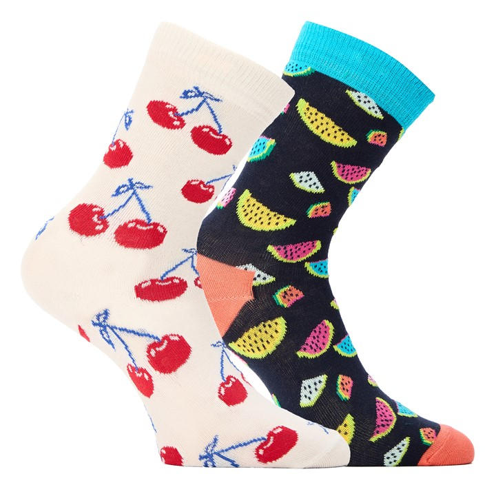 Happy Socks  Kids White Fruit Pop in Size C0 - C2, Sports Direct