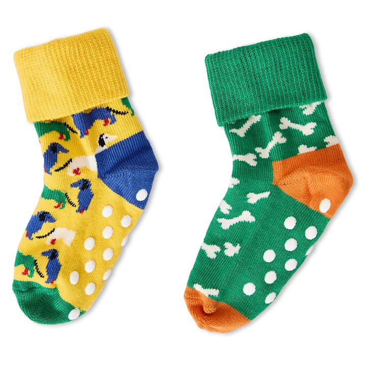 Happy Socks  Kids Yellow Pop in Size C3 - C7, Sports Direct