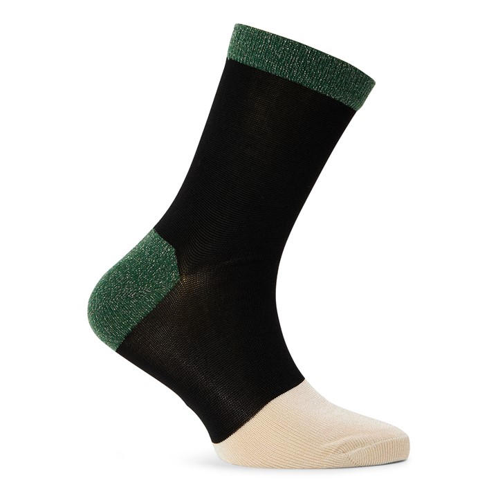 Happy Socks  Black Liza Ankle Pop in Size 4 -8, Sports Direct