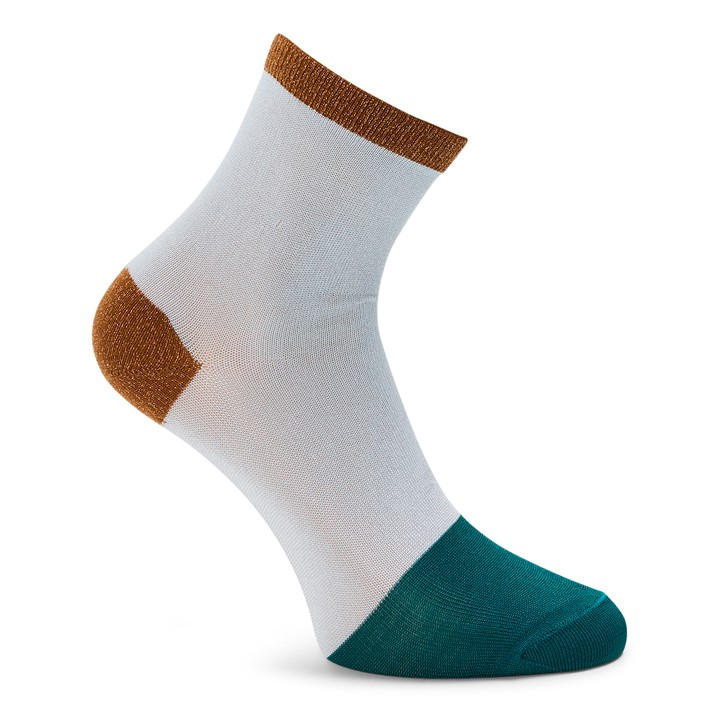 Happy Socks  Blue Liza Ankle Pop in Size 4 -8, Sports Direct