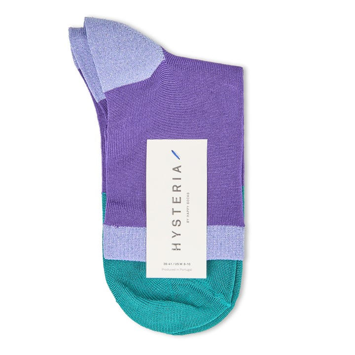 Happy Socks  Purple Liza Ankle Pop in Size 6 - 12 Months, Sports Direct