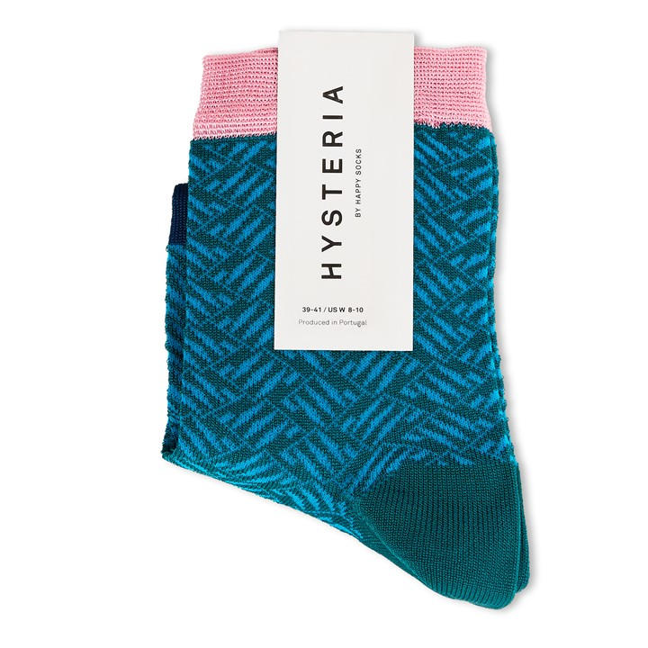 Happy Socks  Blue Jill Ankle Pop in Size 6 - 12 Months, Sports Direct