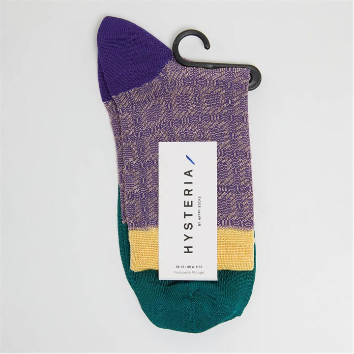 Happy Socks  Purple Jill Ankle Pop in Size 6 - 12 Months, Sports Direct