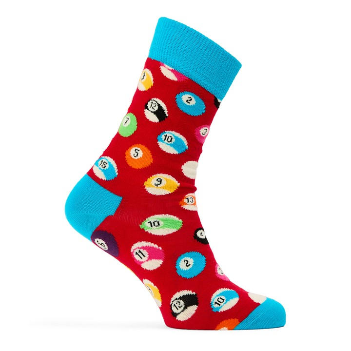 Happy Socks  Red Pop in Size 4 -8, Sports Direct
