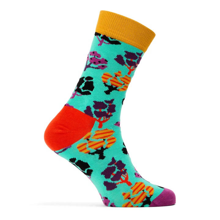 Happy Socks  Green Tree Pop in Size 7 - 11, Sports Direct