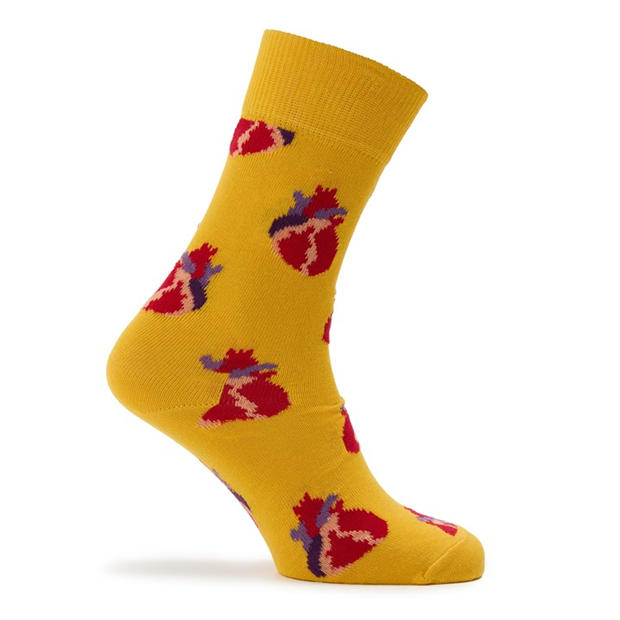 Yellow - Happy Socks - True Love Pop