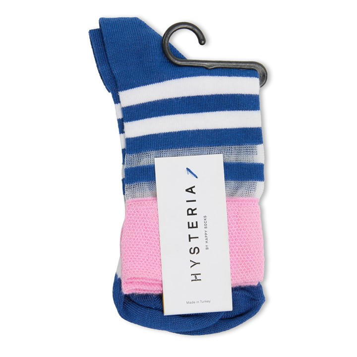 Happy Socks  Blue Verna Ankle Pop in Size S, Sports Direct