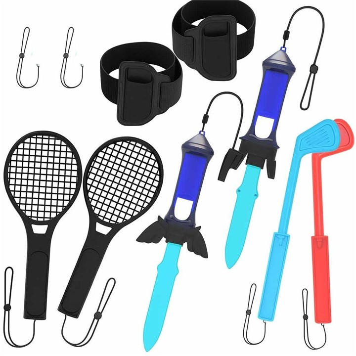 Numskull  None Switch 2 Mega Sports Pack – 10-In-1 Accessories Bundle, Sports Direct