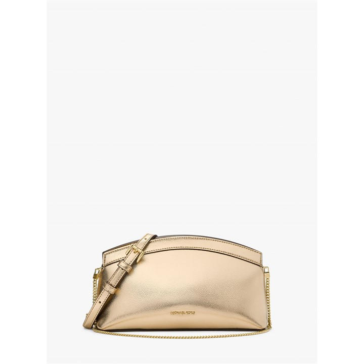 Michael Michael Kors Women's Gold Clutch Bag, Sports Direct