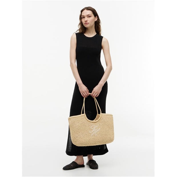 Natural Raffia - Tommy Hilfiger - Women's Straw Bag