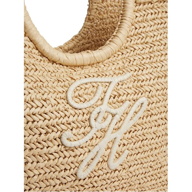 Natural Raffia - Tommy Hilfiger - Women's Straw Bag