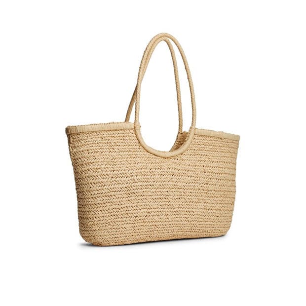 Natural Raffia - Tommy Hilfiger - Women's Straw Bag