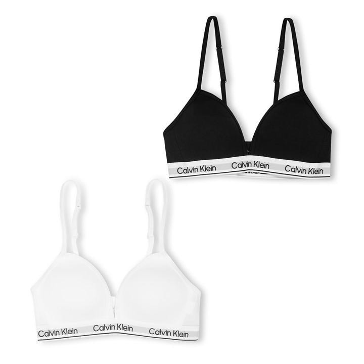 Calvin Klein Girls  Kids' Non Wired Triangle Bralette in Size 11 - 12 Years, Sports Direct