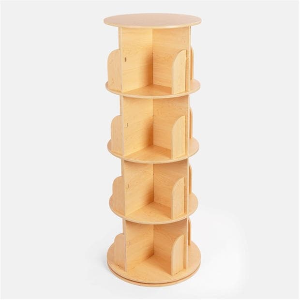 White - Tooky Toy - Rotating Bookshelf