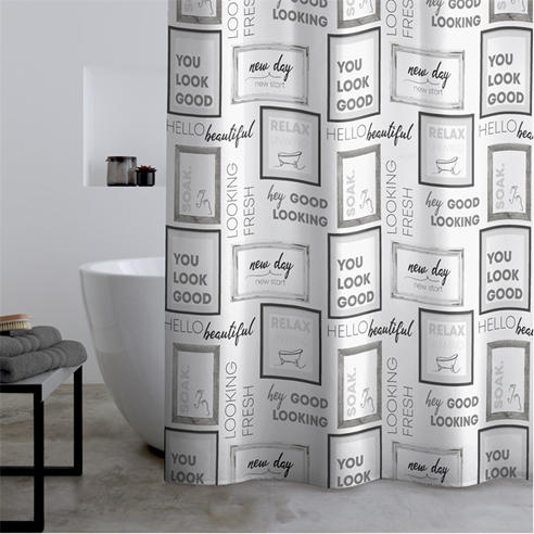 Catherine Lansfield - Relax and Unwind Shower Curtain