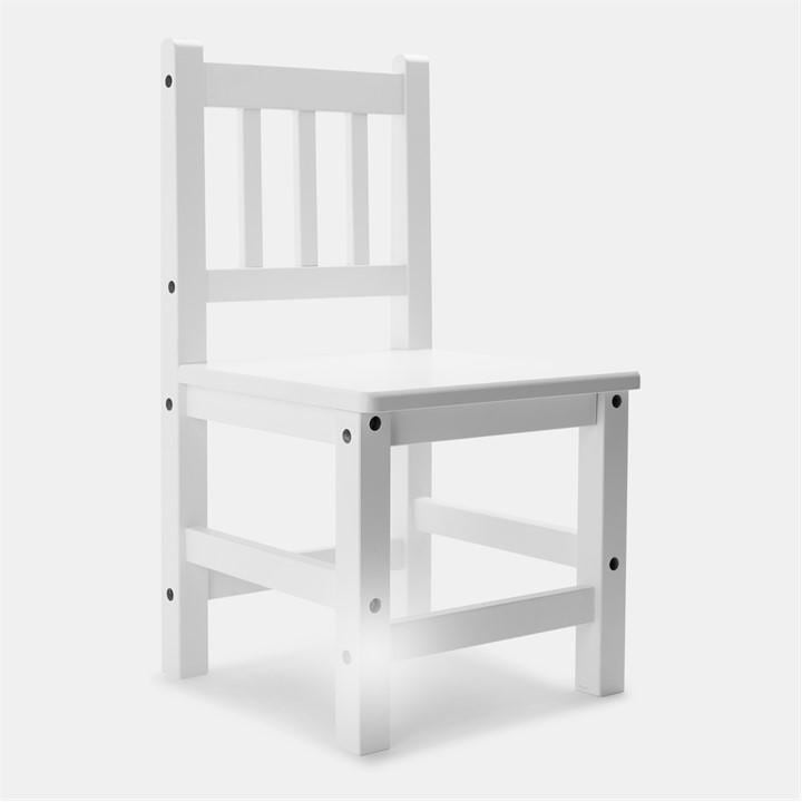 Tooky Toy  Kids White Toylfe Wooden Chair, Sports Direct