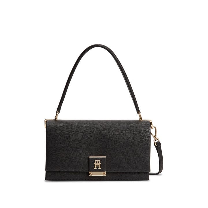 Tommy Hilfiger Women's Black Shoulder Bag, Sports Direct