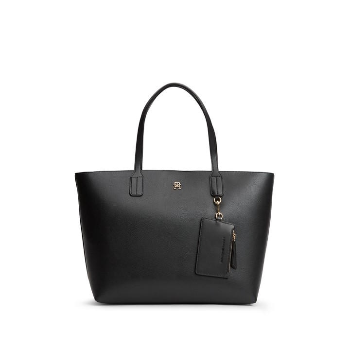 Tommy Hilfiger Women's Black Tote Bag, Sports Direct