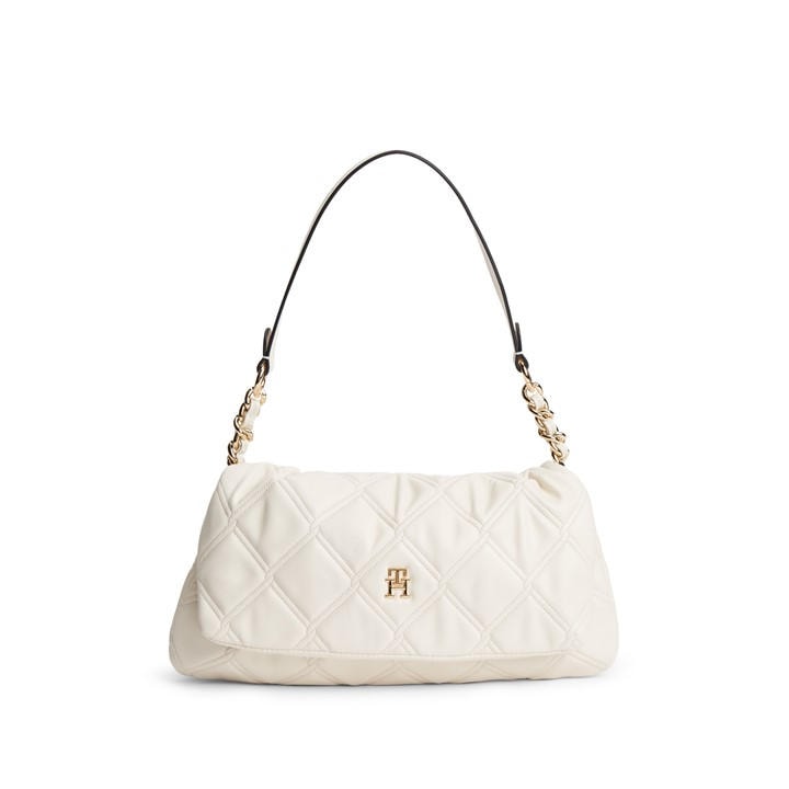 Tommy Hilfiger Women's Cream Shoulder Bag, Sports Direct