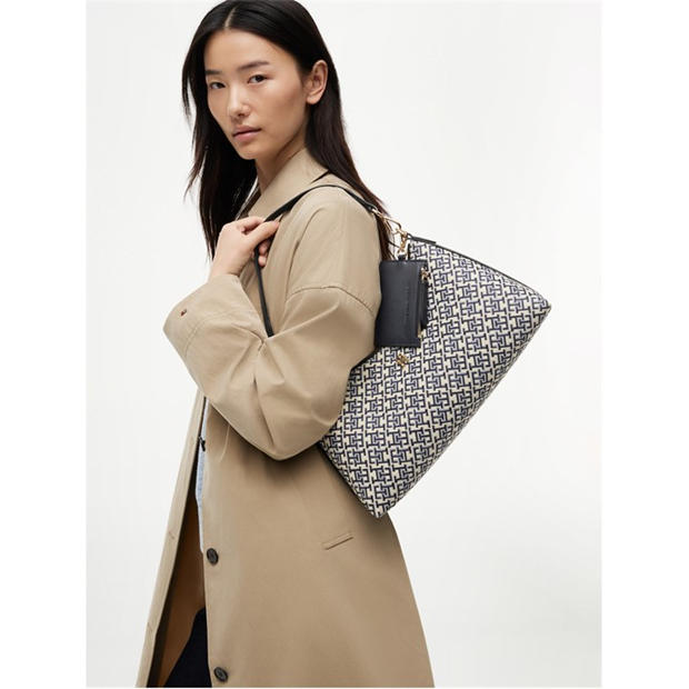 Blue Mono - Tommy Hilfiger - Women's Shoulder Bag