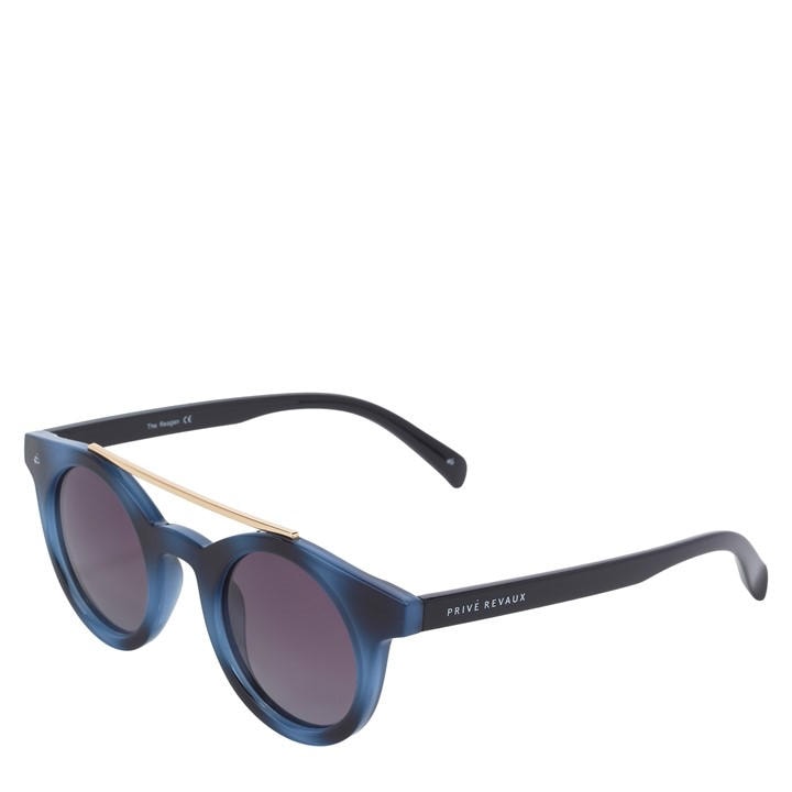 Prive Revaux  Black  Reagan Round Sunglasses, Sports Direct