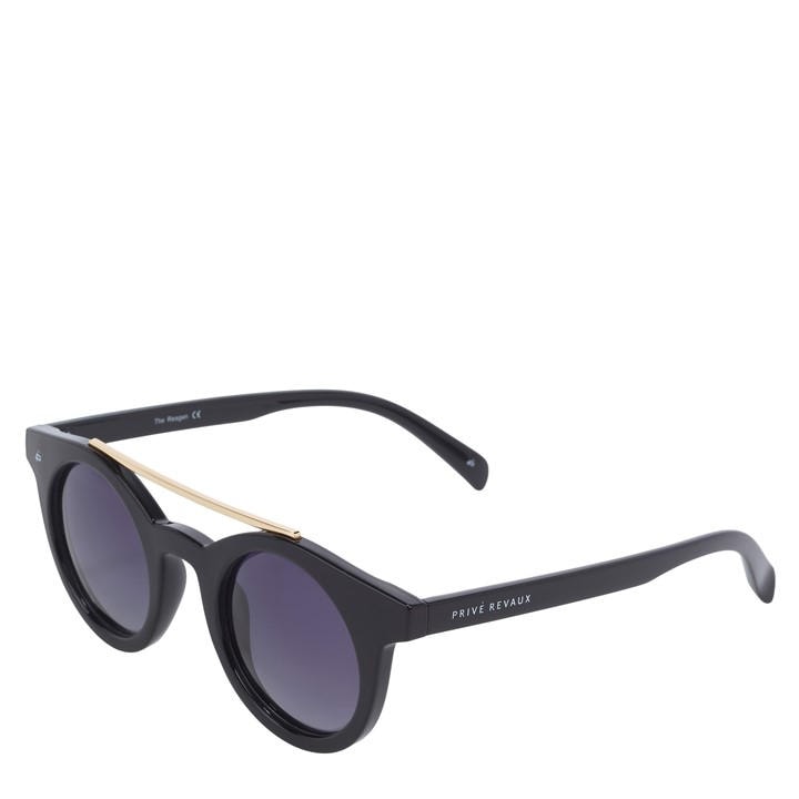 Prive Revaux  Black  Reagan Round Sunglasses, Sports Direct