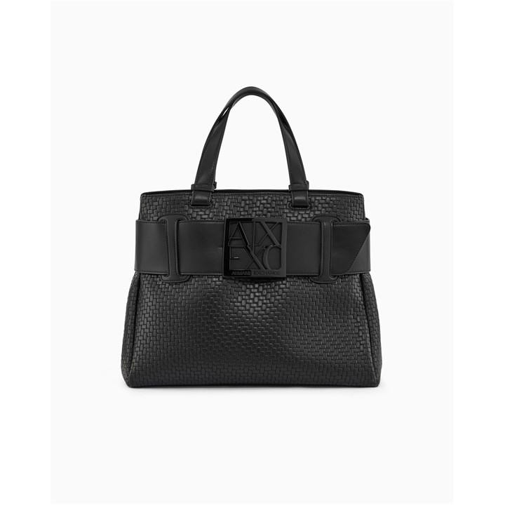 Armani Exchange Women's Black Shopping Bag, Sports Direct