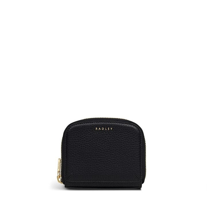 Radley Women's Black Dukes Place Croc-Embossed Leather Zip Around Purse, Sports Direct