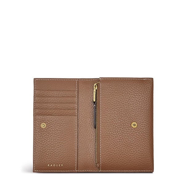 SADDLE - Radley - Women's Oak Street Leather Medium Purse