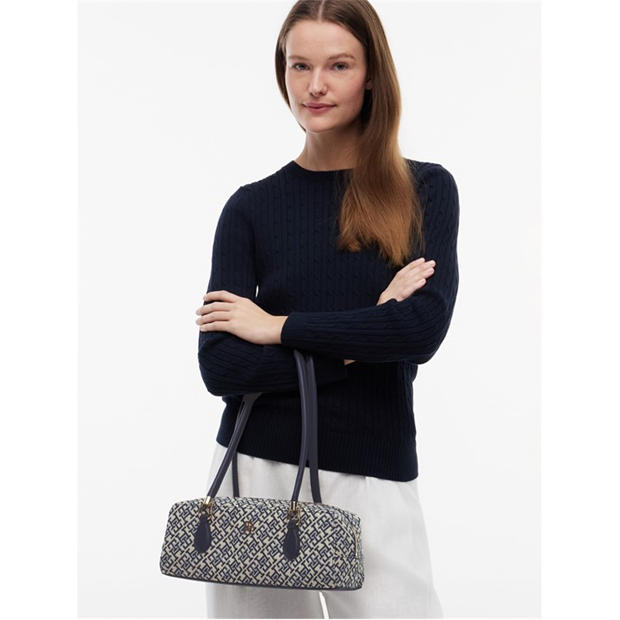 Blue Mono - Tommy Hilfiger - Women's Shoulder Bag