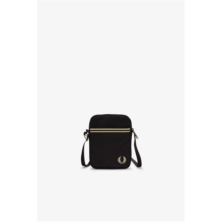 Fred Perry Men's Black Cross Body Bag, Sports Direct