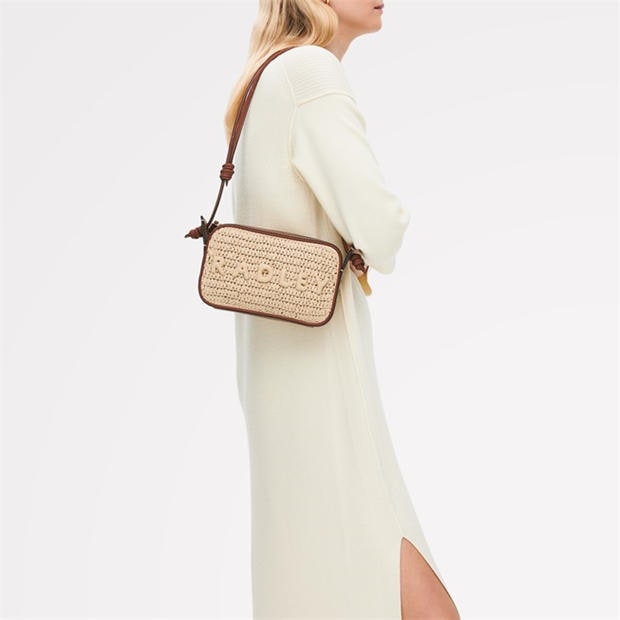 NATURAL - Radley - Women's Camden Raffia Crossbody Bag