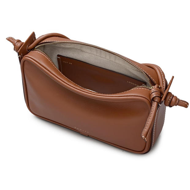 COGNAC - Radley - Women's Camden Raffia Crossbody Bag