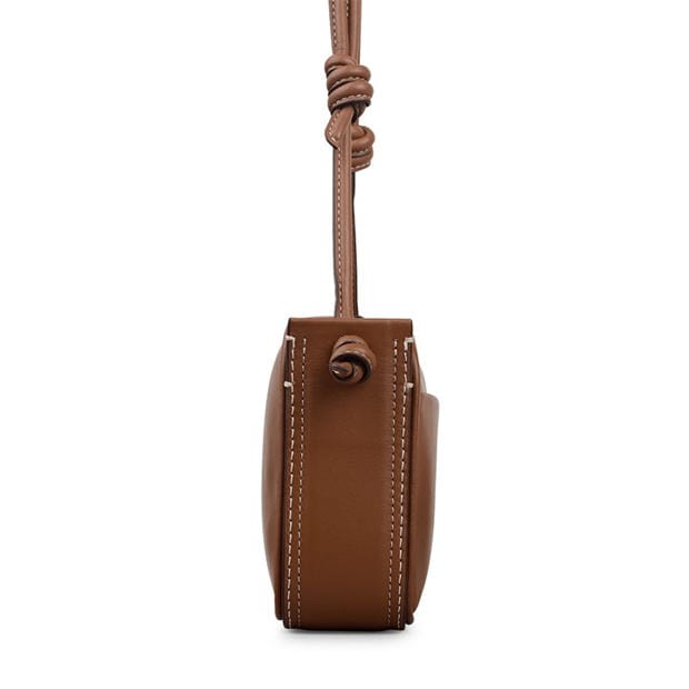 COGNAC - Radley - Women's Camden Raffia Crossbody Bag