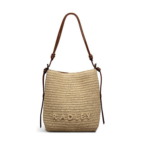 Radley - Women's Camden Natural Raffia Straw Bag