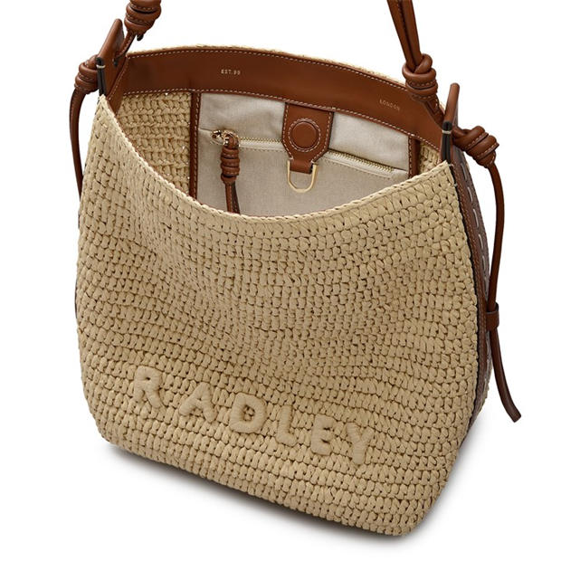NATURAL - Radley - Women's Camden Natural Raffia Straw Bag