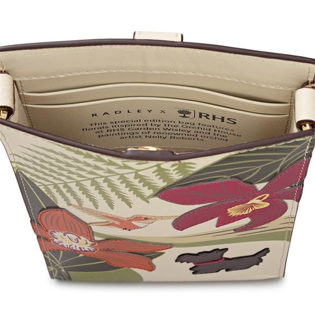 SALT - Radley - Women's RHS Collection Floral Leather Phone Crossbody Bag