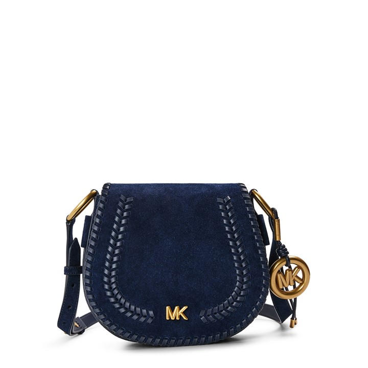 Michael Michael Kors Women's Blue Saddle Bag, Sports Direct