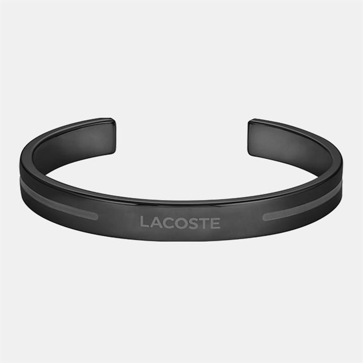 Lacoste Men's Black Adventurer Bangle Bracelet, Sports Direct