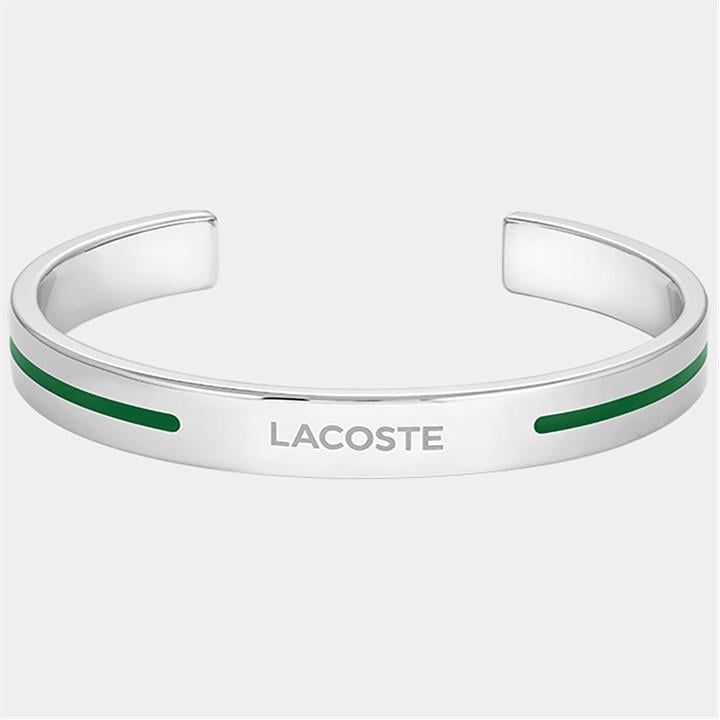 Lacoste Men's Silver Adventurer Bangle Bracelet, Sports Direct
