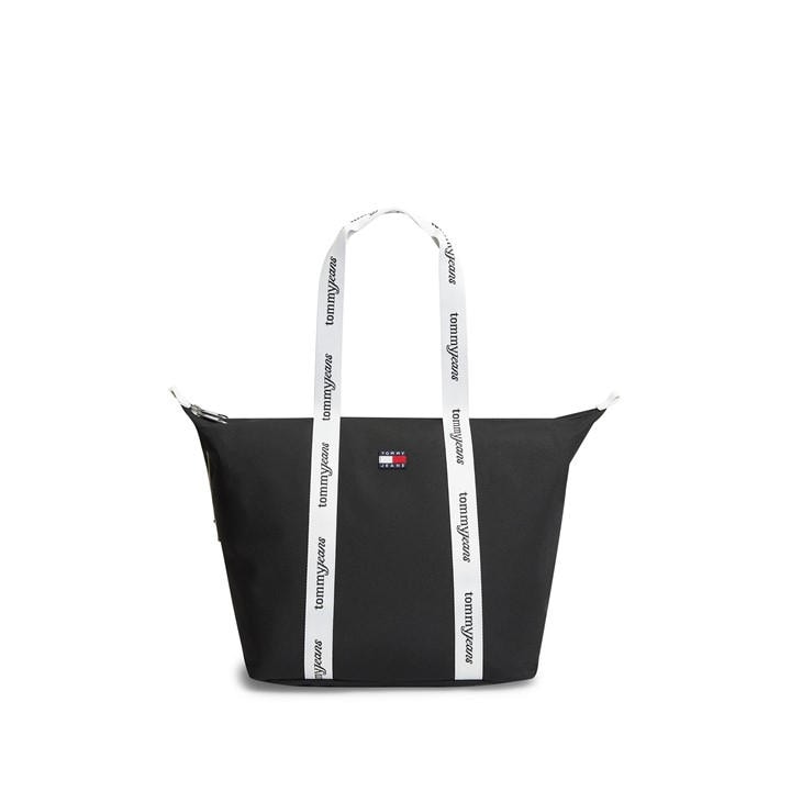 Tommy Jeans Women's Black Tote Bag, Sports Direct